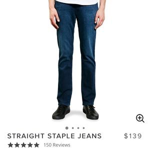 Men’s Mott & Bow Straight Denim Jeans 31 X 30